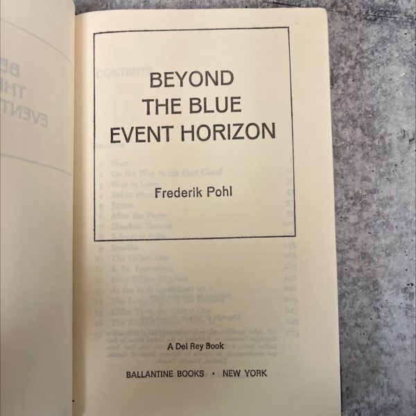 beyond the blue event horizon book, by Frederik Pohl, 1980 Hardcover Sale - Image 2