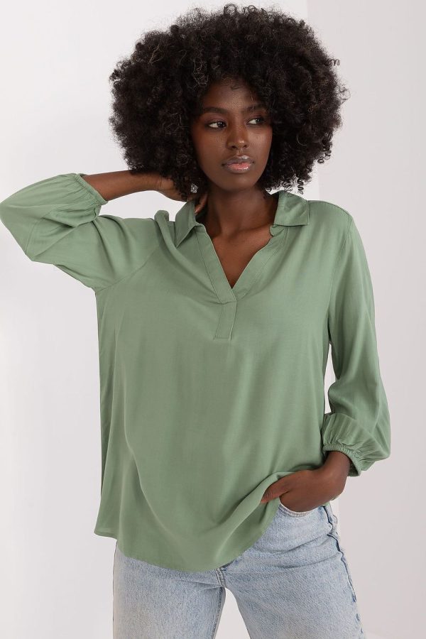 Sage Blouse For Discount